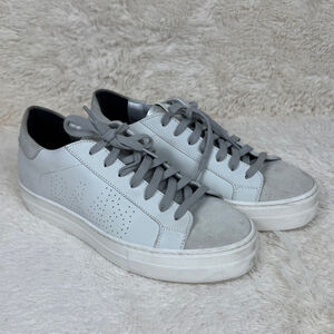 P448 Thea white and grey sneakers-39